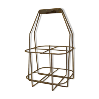 Bottle holder shopping cart 1950