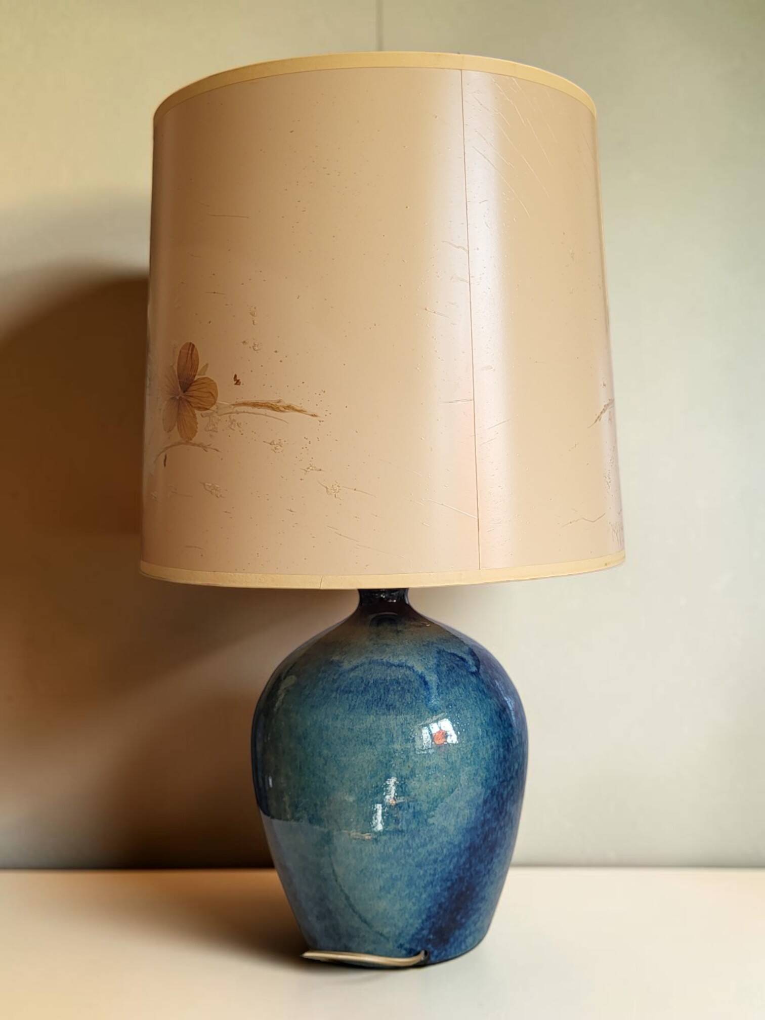 Stoneware lamp D. Avonts La Borne