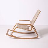 Bentwood rocking chair by Ludvik Volak, Holesov, Czechoslovakia, 1960s