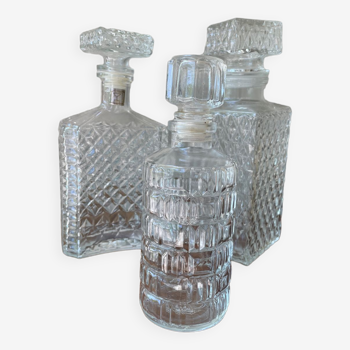 Trio of decanters