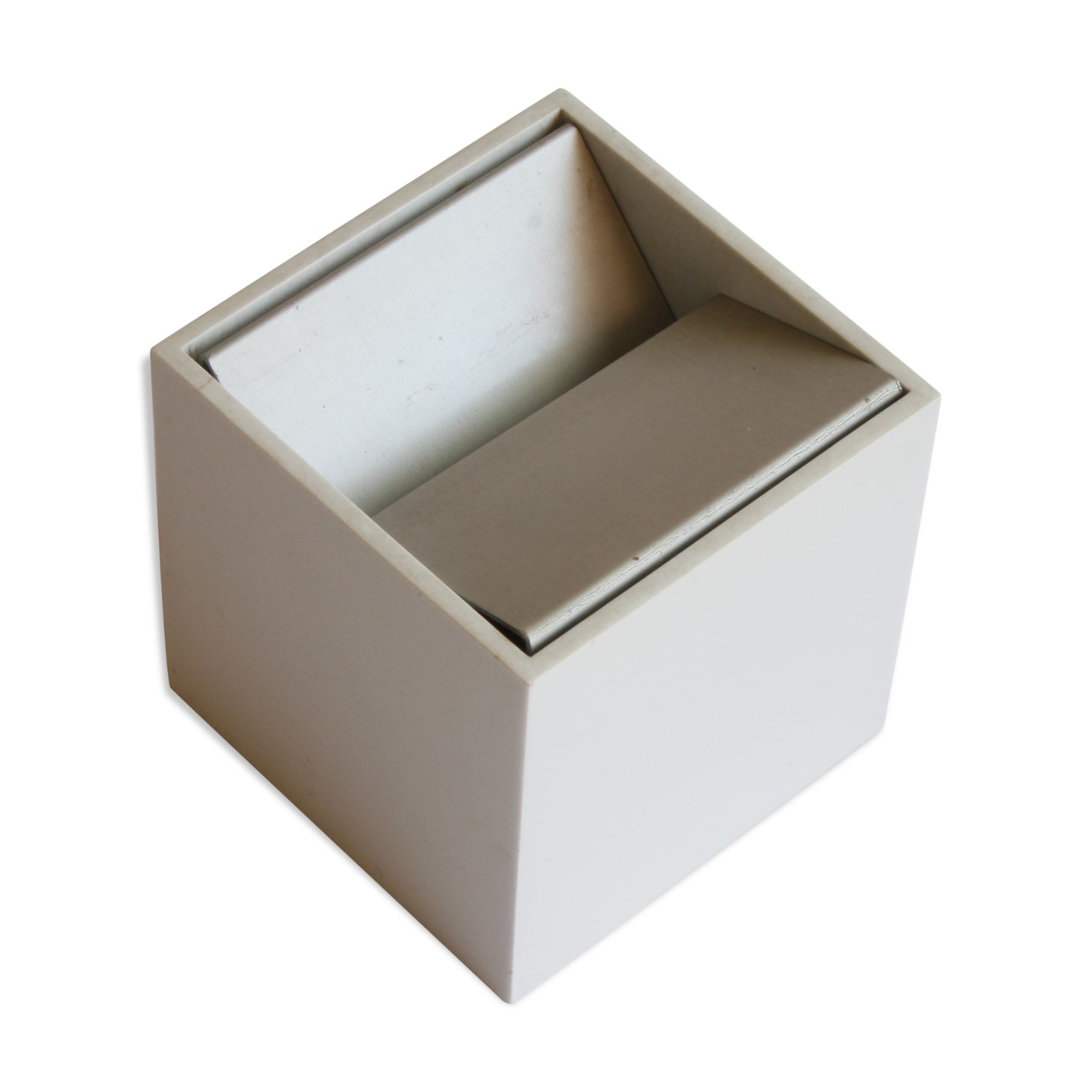 Bruno Munari Cubo L ashtray for Danese, 1957