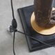 Hand-Carved Antique Wooden Floor Lamp with Lion Head