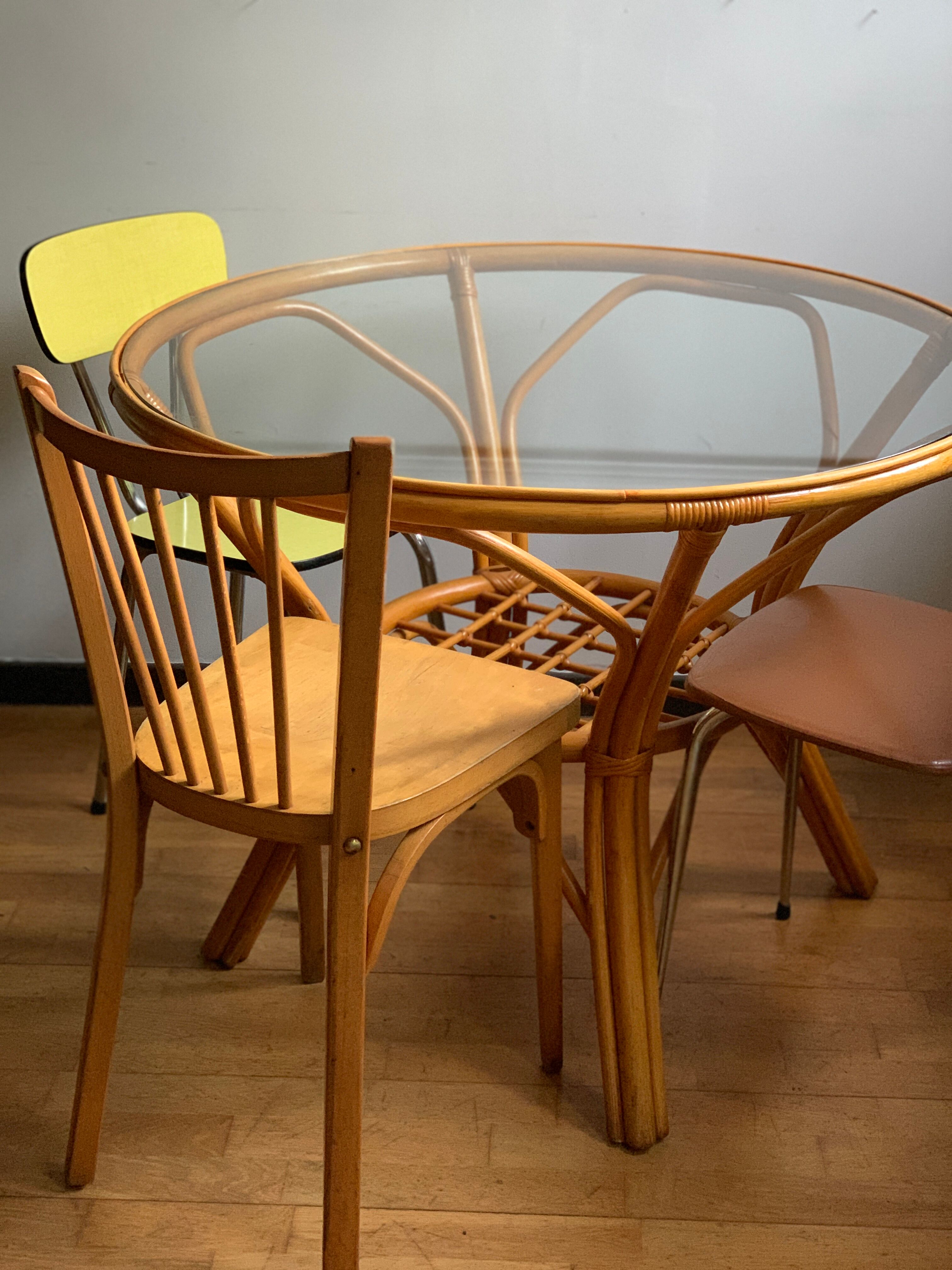 Rattan table