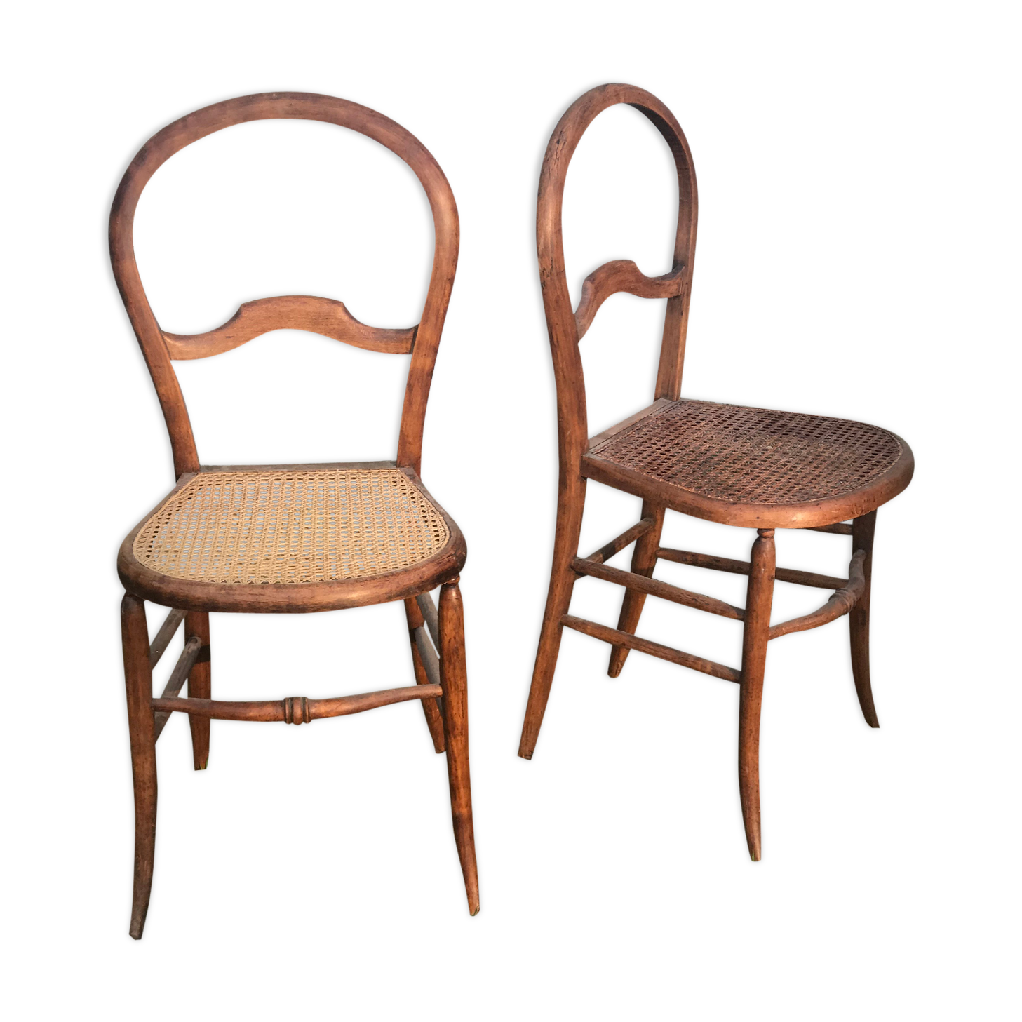 Pair of old chairs.