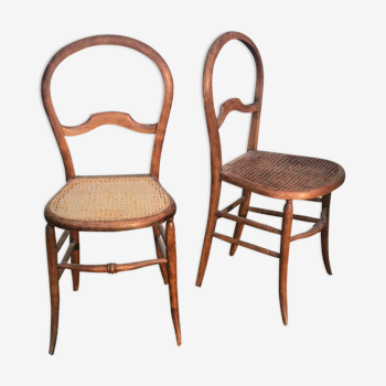 Pair of old chairs.