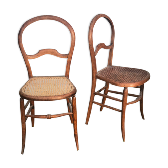 Pair of old chairs.