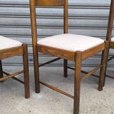 Set of four brutalist chairs 1950