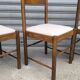 Set of four brutalist chairs 1950