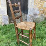 Brutalist mulched chair
