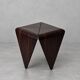 Petalas Side Table Nighstand by Jorge Zalszupin, Rosewood