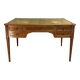Louis XVI style flat desk in cherry wood from around 1960.
