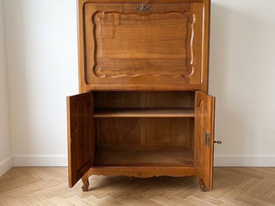Louis XV style wooden secretary
