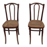 Pair of bistro chairs years J & J Kohn