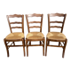 3 mulched chairs