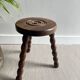 Tabouret tripode bois