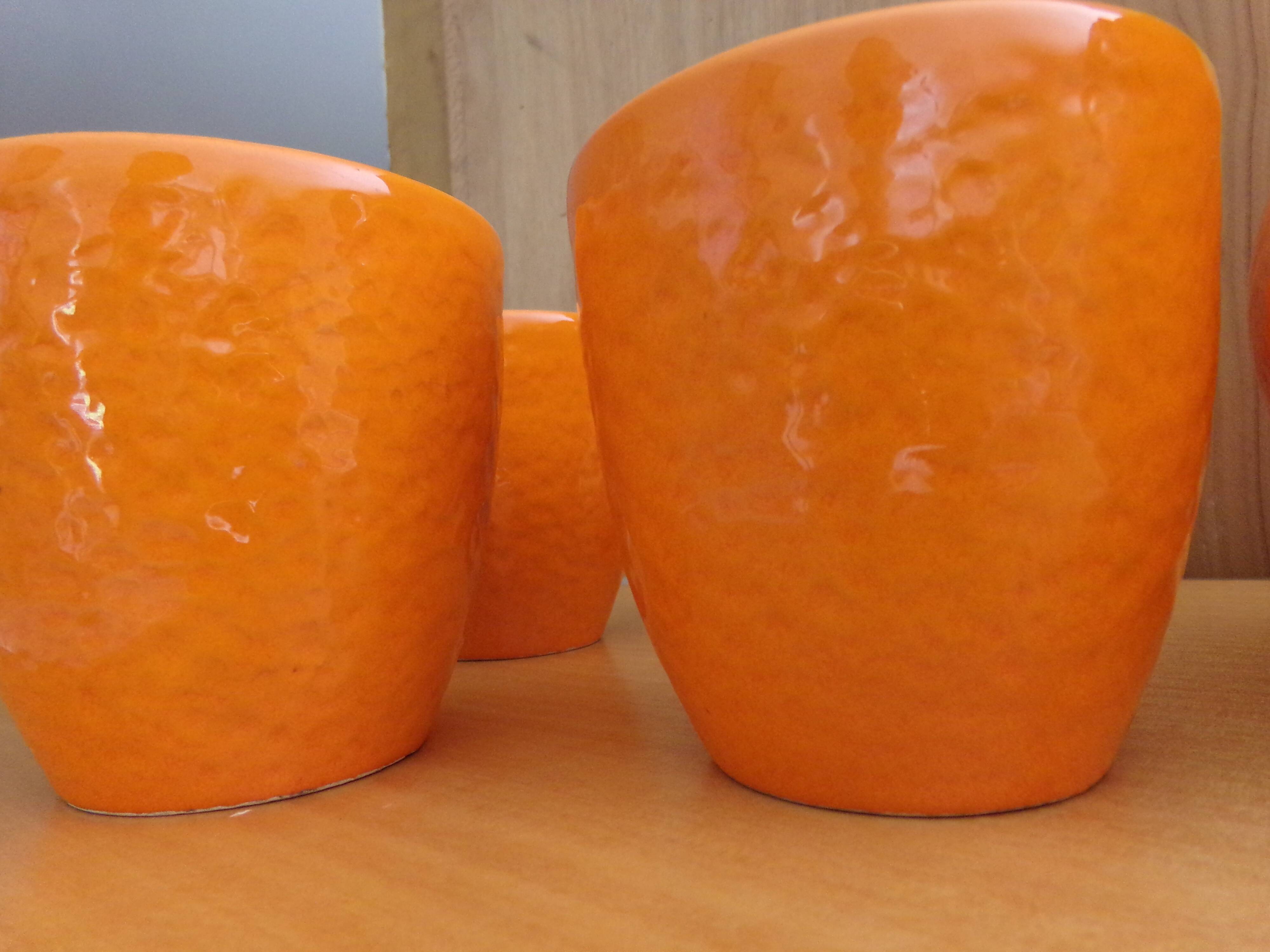 Barbotine orangeade service
