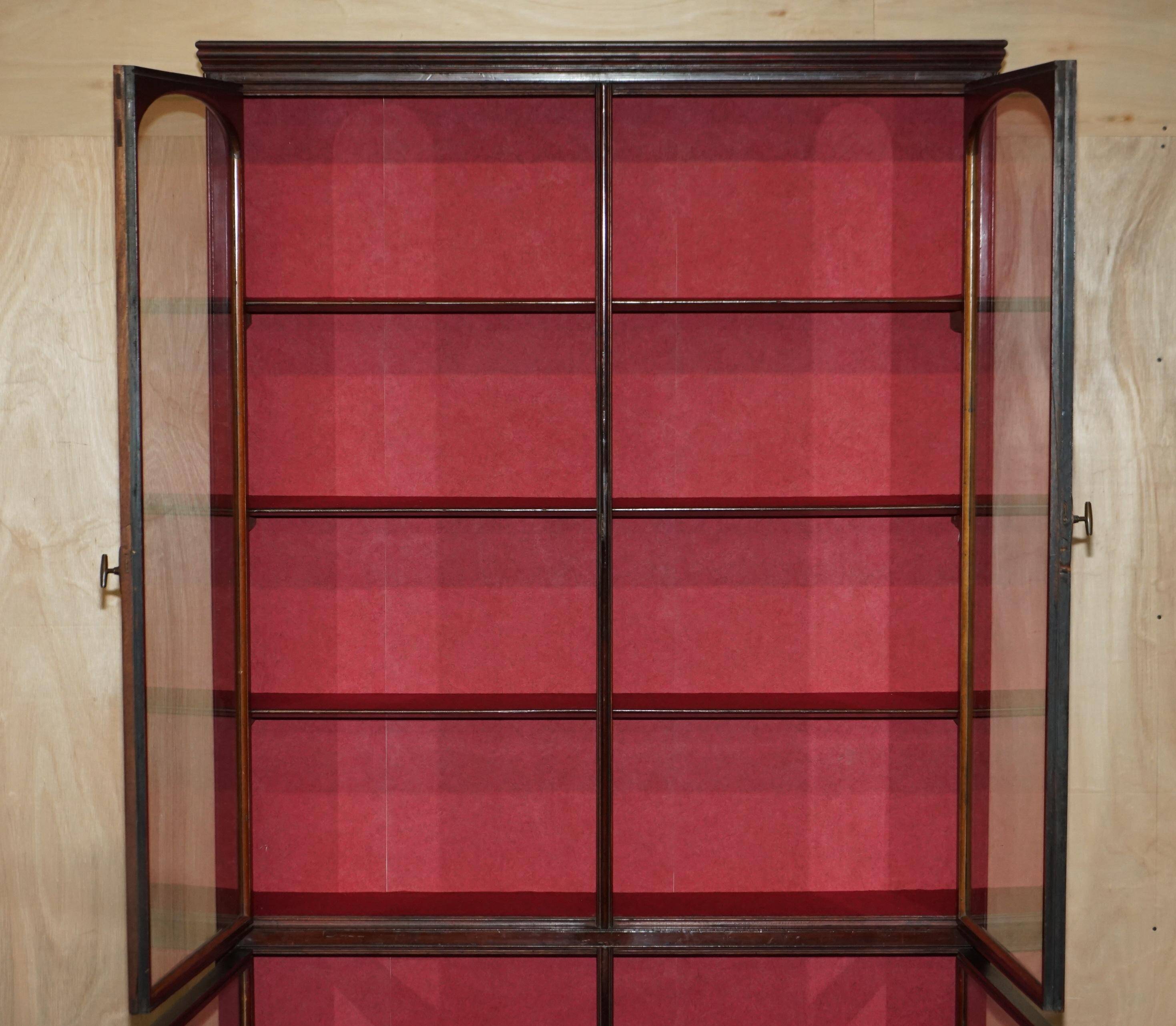 Large display cabinet in Victorian apothecary style.