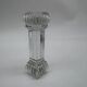 6 Portieux Art Deco knife rests in transparent moulded glass, French glassware from the 1930s.