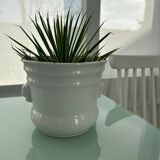 Cache-pot en porcelaine blanche
