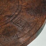 Angel Pazmino round coffee table Muebles de Estilo Ecuador 1960