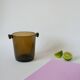 Smoked glass ice bucket design 1970
