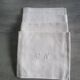 4 large antique damask napkins, monogrammed