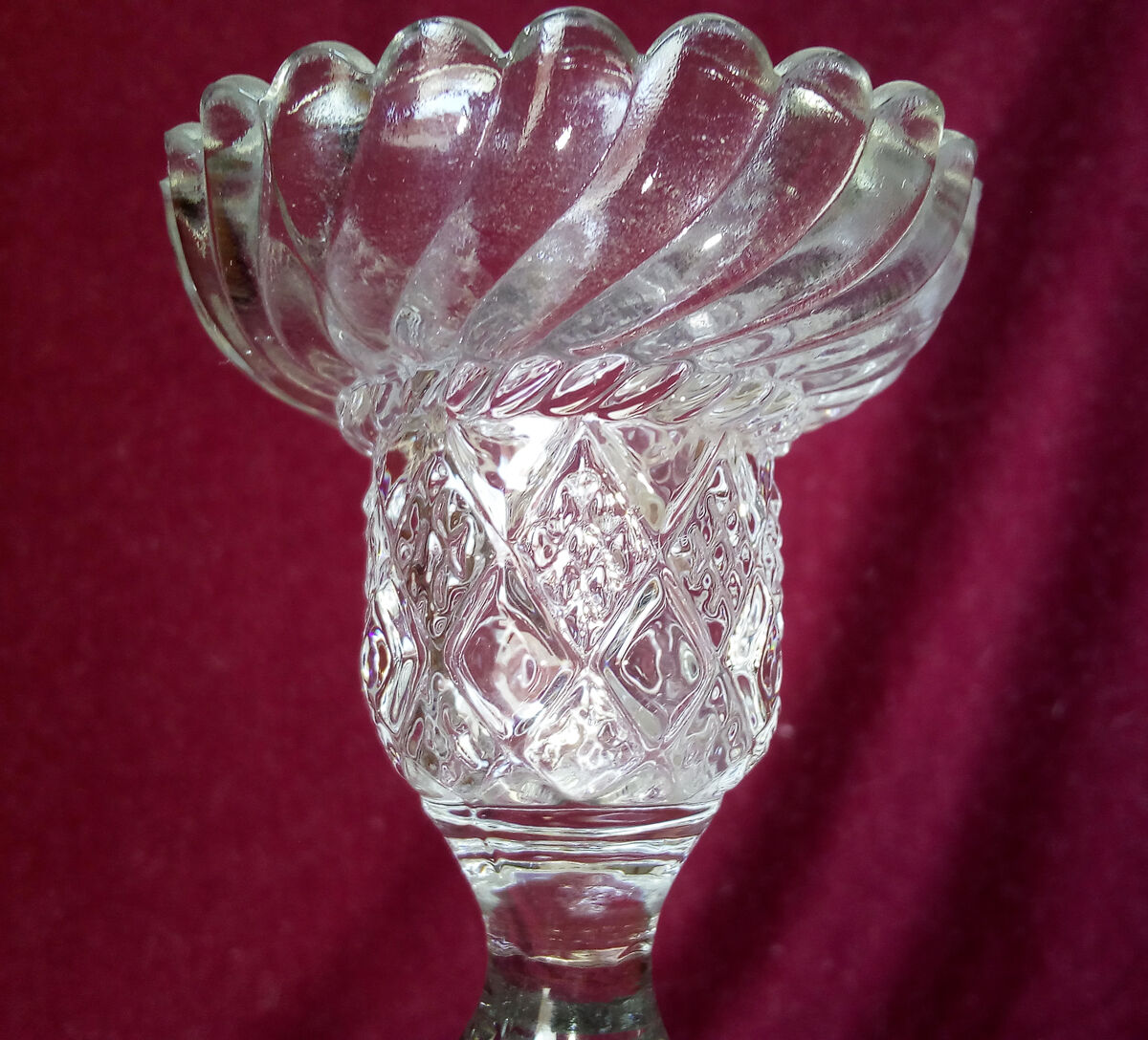 Pair of candlesticks way Crystal