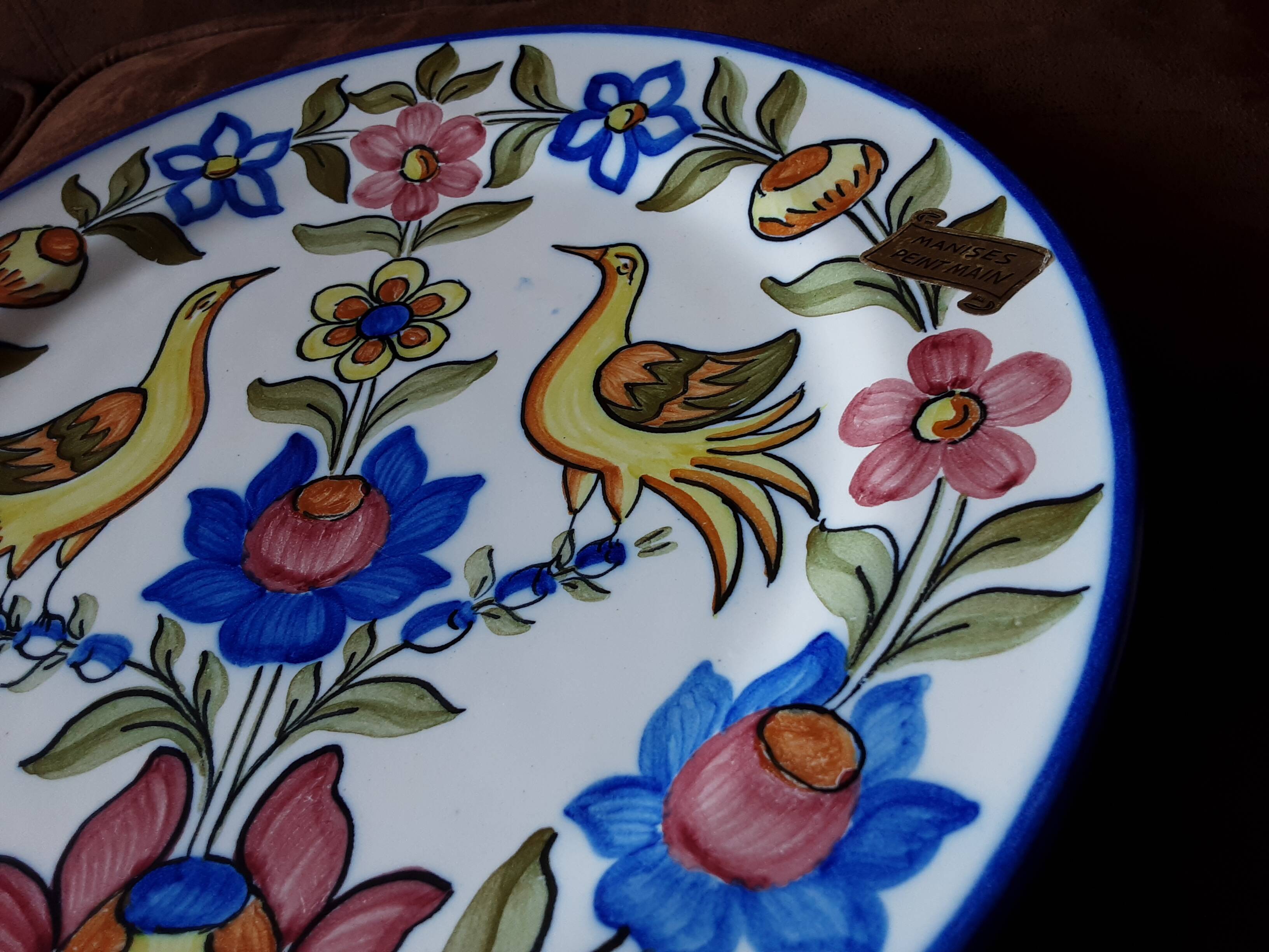 Original decorative plate