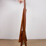 Danish folding teak rolling table, Svend Aage Madsen/Illums Bolhigus.