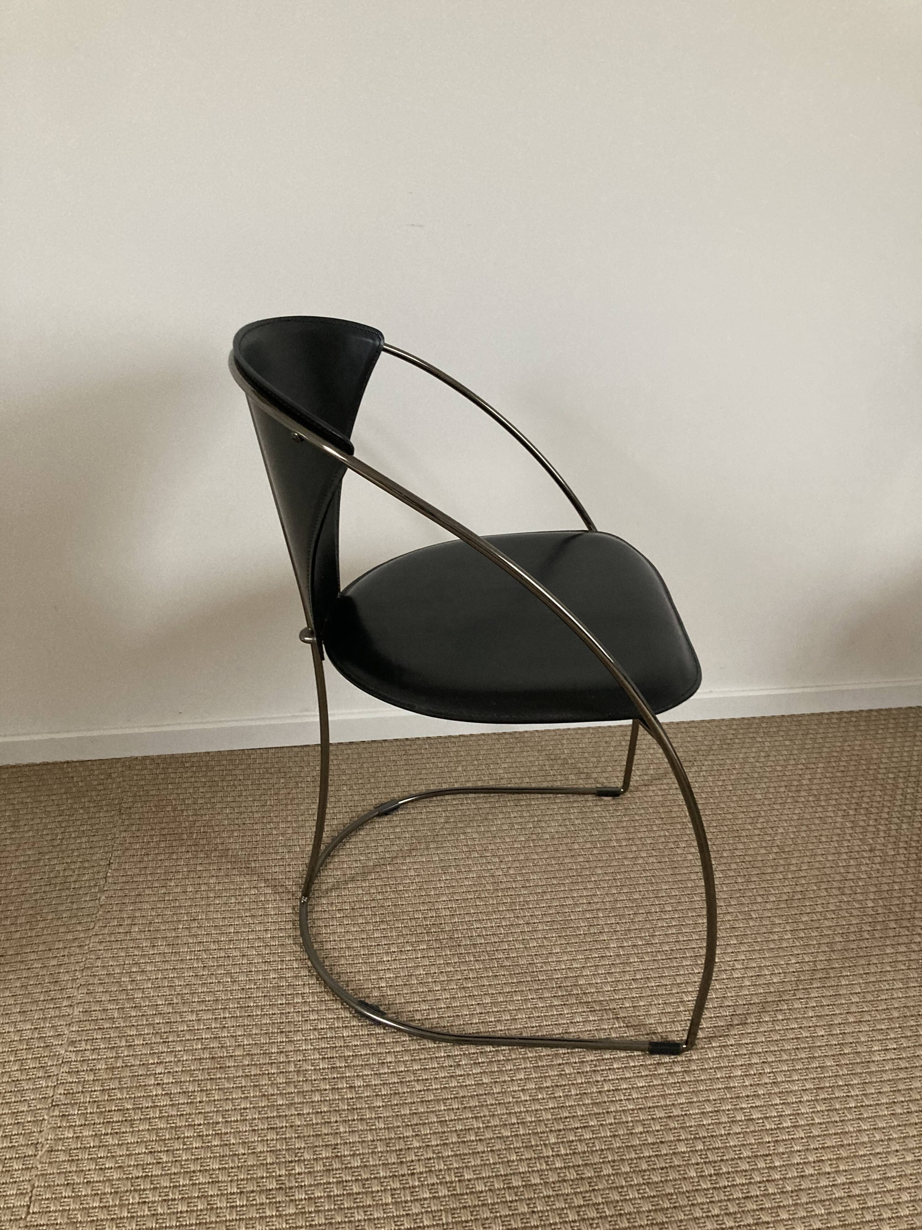 6 chairs Aarben Italia 1980
