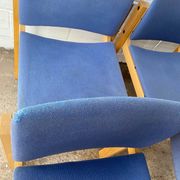 Suite 4 chaises scandinaves Fritz Hansen