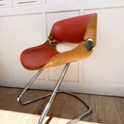 Suite of four space age chairs, 60s