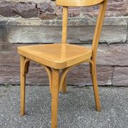 4 Viennese Baumann chairs Curved wood Restaurant Paris bistro