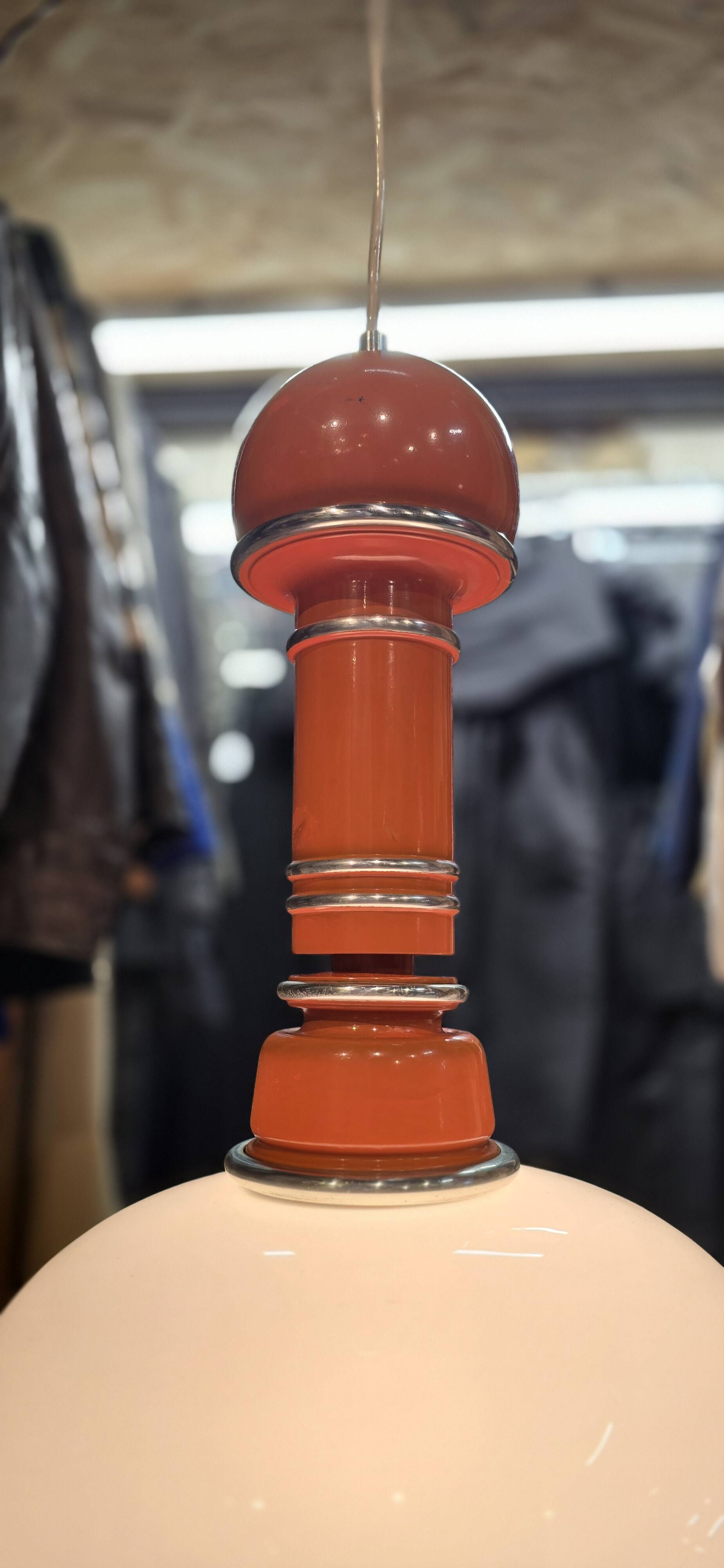 Vintage hanging chandelier 1970