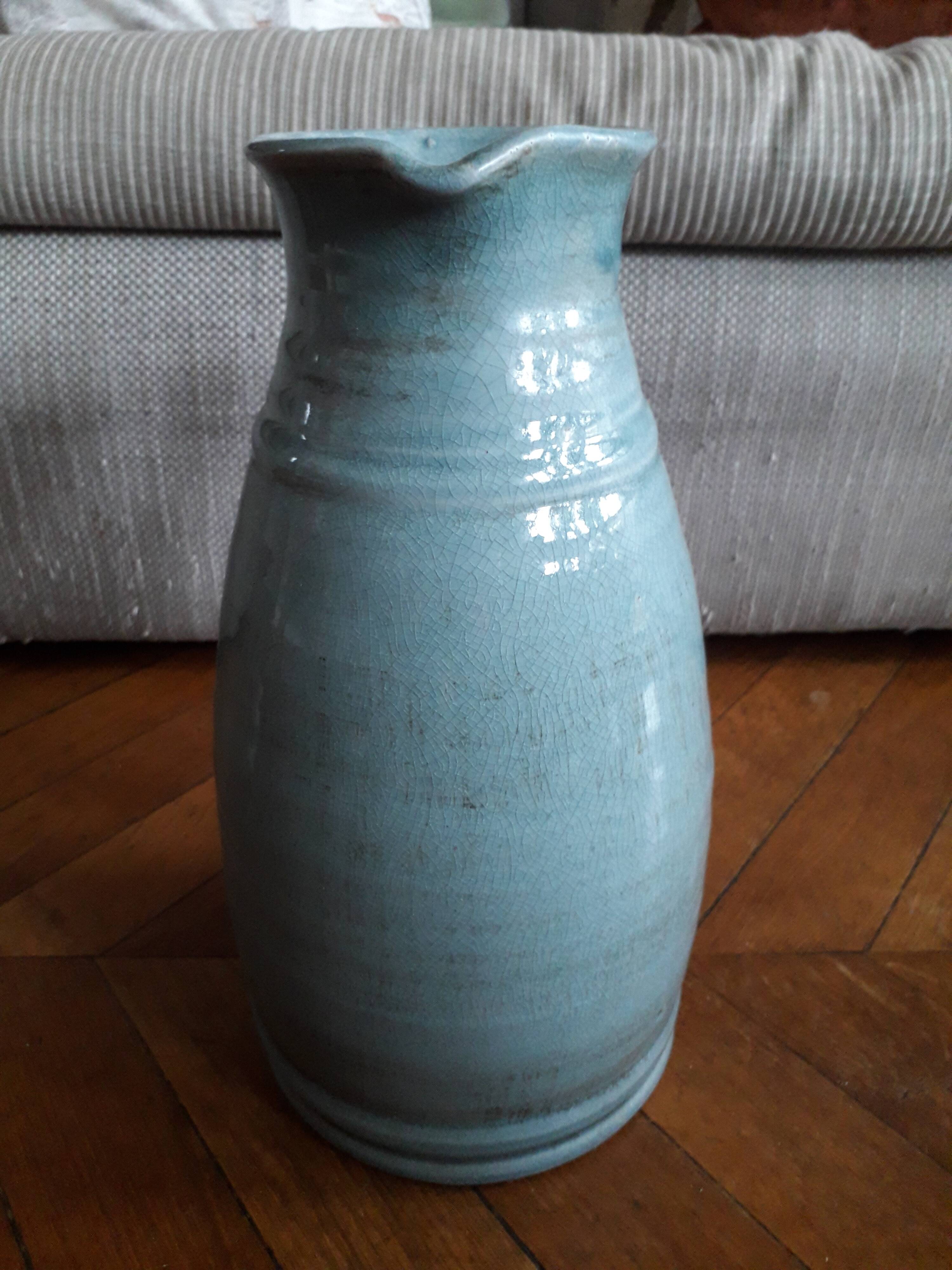 Large ceramic vase in the shape of a jug