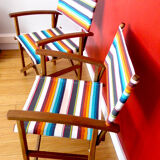 Pair of director's chairs