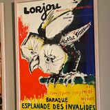 Affiche ancienne lithographie Bernard Lorjou