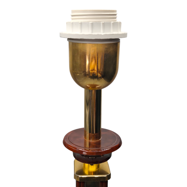 Lampe de table vintage Deschuytener – Monteuse N°17 - Effet écaille de tortue