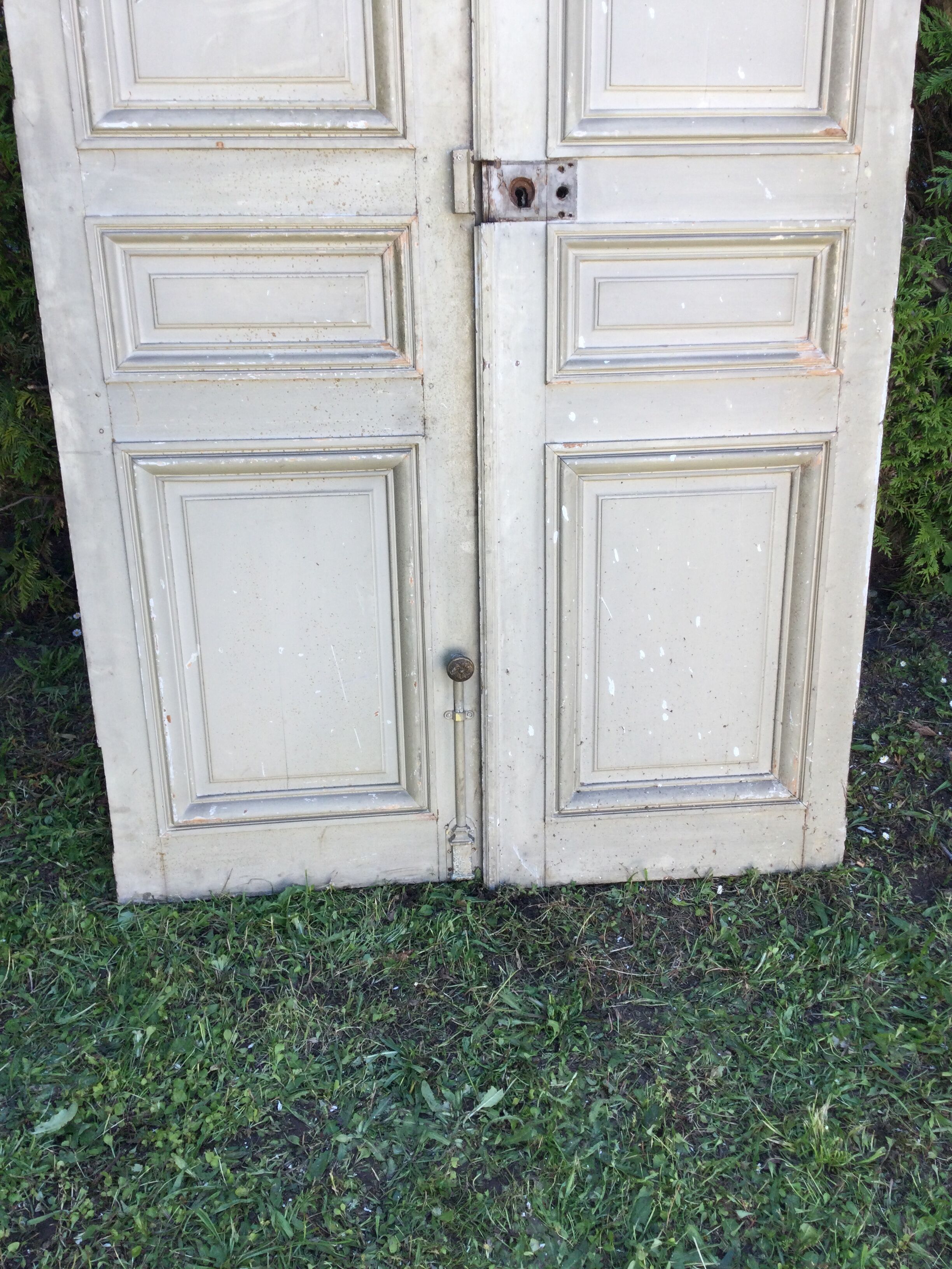 Paire de portes bois 270 cm