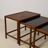 Ensemble de tables gigognes en teck de Kurt Østervig, Danemark, années 1960