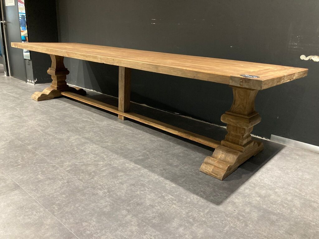 Solid chene table 300 x 100 cm