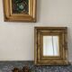 Gilded resin mirror Louis XV H47 X L42 style