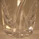 Suite de 3 verres à orangeade en cristal taillé Sevres
