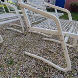 Vintage metal garden chairs