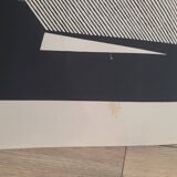 Contemporary Abstract Print Signed L.J. Griner 73 - #CAMR