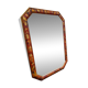Miroir biseauté octogonale année 80