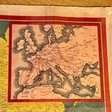 Air France Postal Air Network Map from 1948