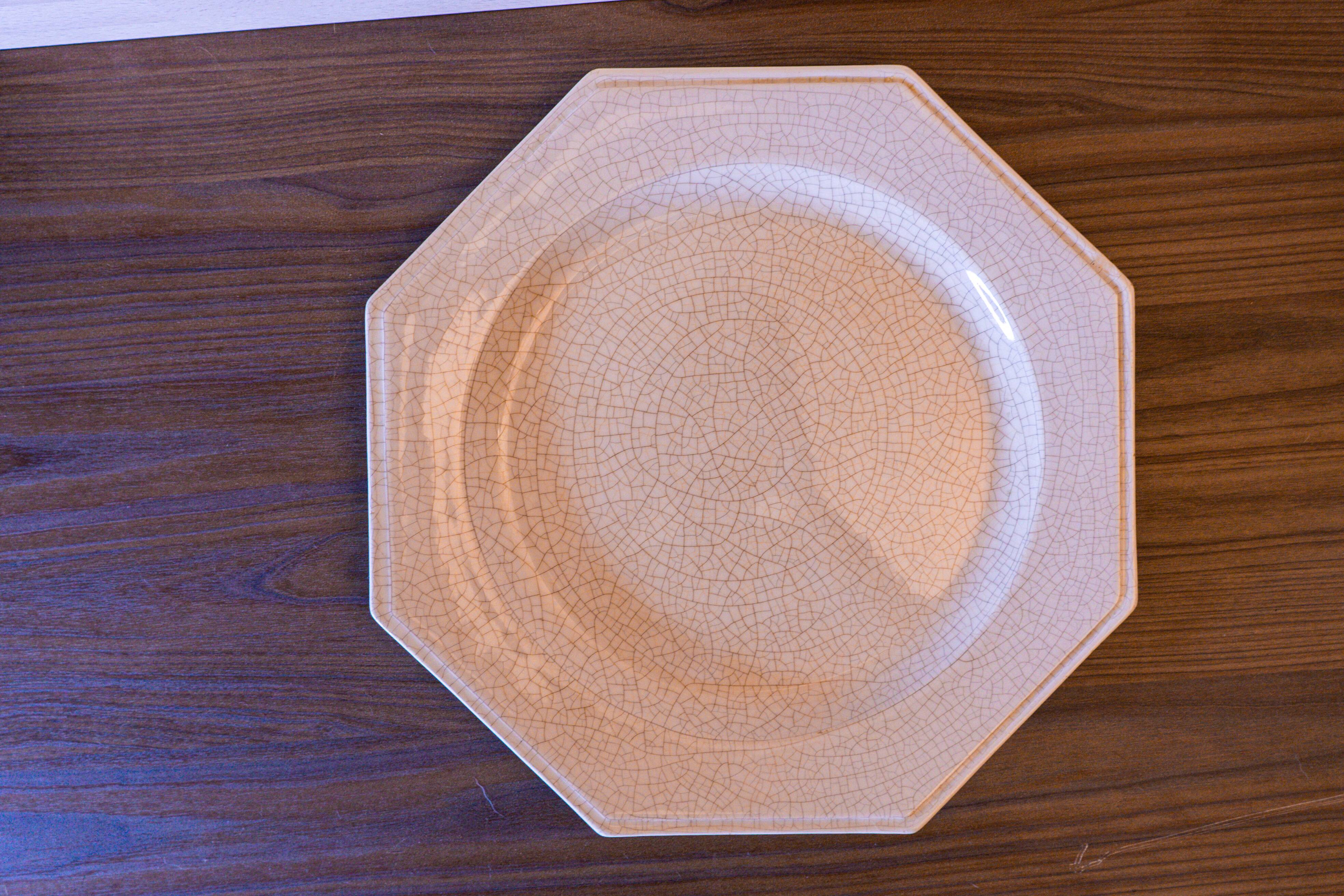 main course / Large serving plate in Charolles faience