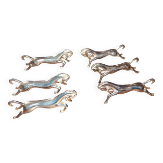 6 "horse" knife holders