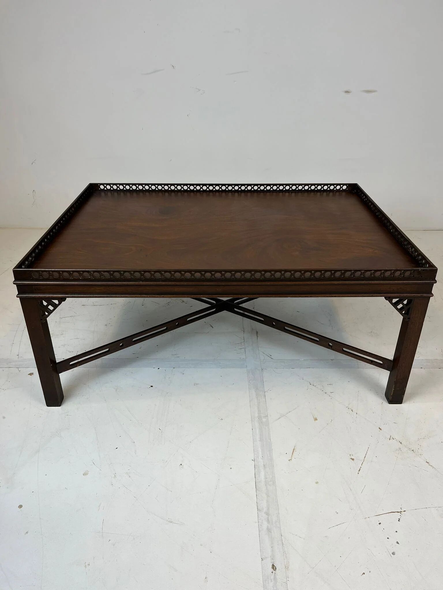 Mahogany Chinese cocktail table
